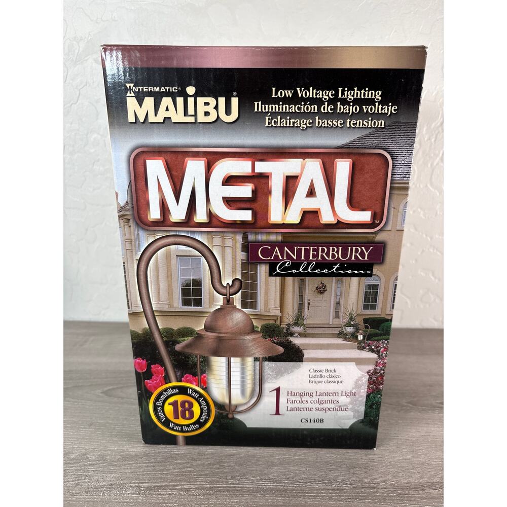 Intermatic Malibu Canterbury Bronze Hanging Lantern Pathway Light - Model CS140B